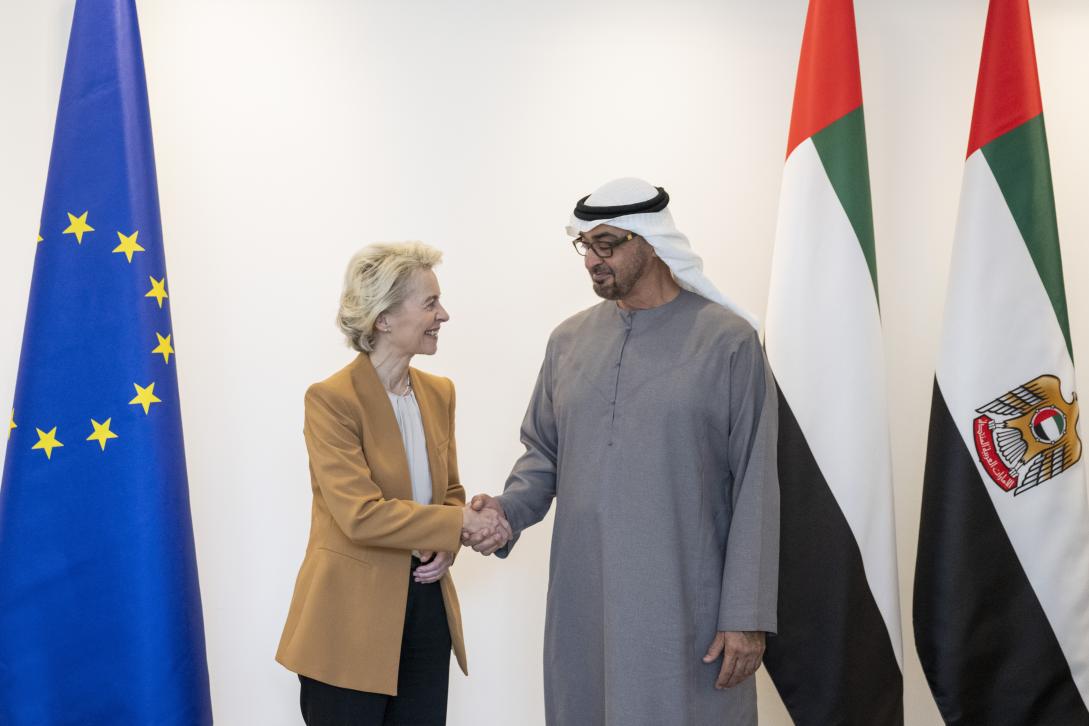 Sheikh Mohamed bin Zayed and Ursula von der Leyen Discuss Strengthening UAE-EU Cooperation 1 Mohamed