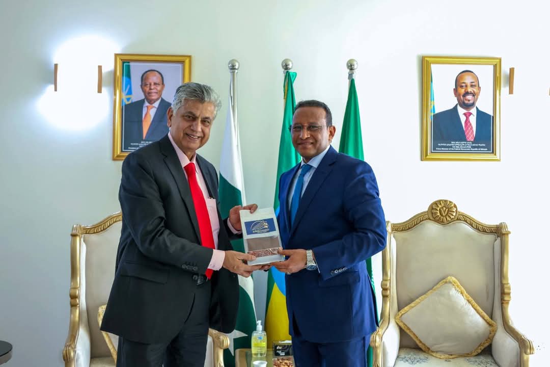 His Excellency Jemal Beker Abdula and Mr. Murtaza Solangi Discuss Media Collaboration to Strengthen Ethiopia-Pakistan Relations 1 His Excellency Jemal Beker Abdula