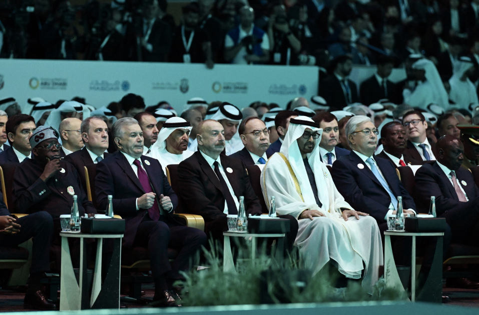 President Ilham Aliyev Attends Abu Dhabi Sustainability Week and Zayed Sustainability Prize Awards 1 Sustainability