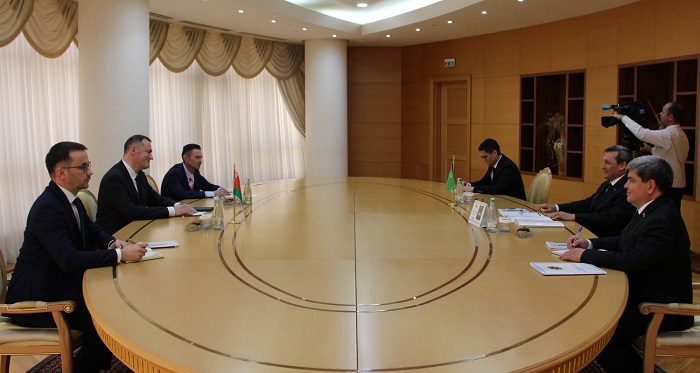 Ambassador of Belarus Presents Credentials to Turkmen Foreign Minister 12 Ambassador