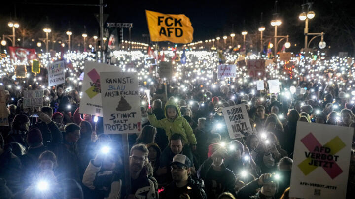 Massive Protests Erupt Across Germany Against Far-Right Influence Ahead of Elections 1 Massive Protests Erupt Across Germany Against Far-Right Influence Ahead of Elections