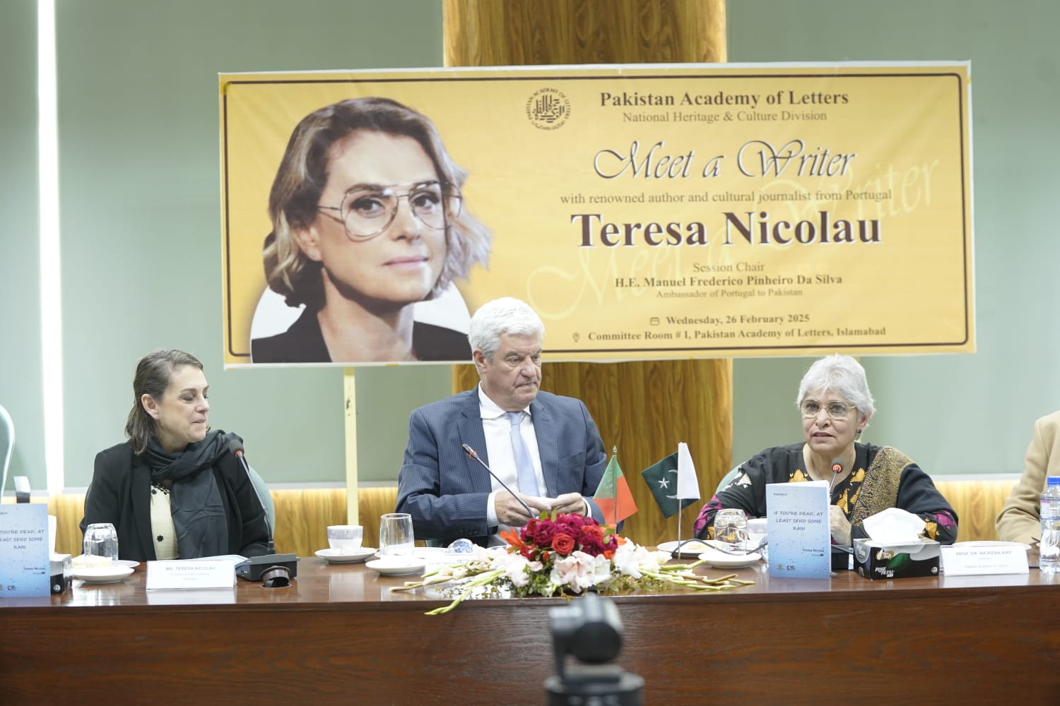 Pakistan Academy of Letters Welcomes Portuguese Cultural Journalist Teresa Nicolau for Literary Discourse 1 Pakistan Academy of Letters Welcomes Portuguese Cultural Journalist Teresa Nicolau for Literary Discourse
