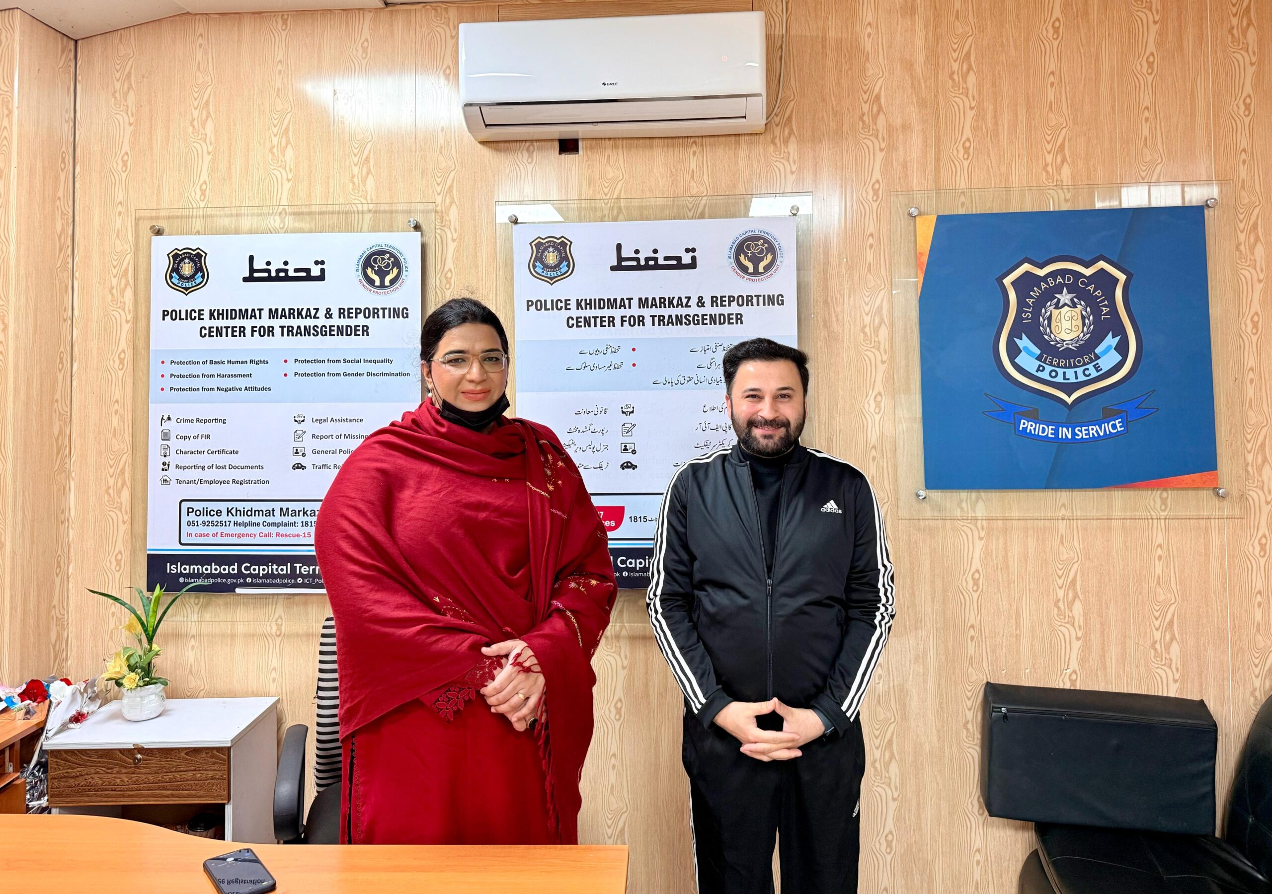 Qaiser Nawab Visits Police Khidmat Markaz & Reporting Center for Transgender in Islamabad 7 Qaiser Nawab Visits Police Khidmat Markaz & Reporting Center for Transgender in Islamabad