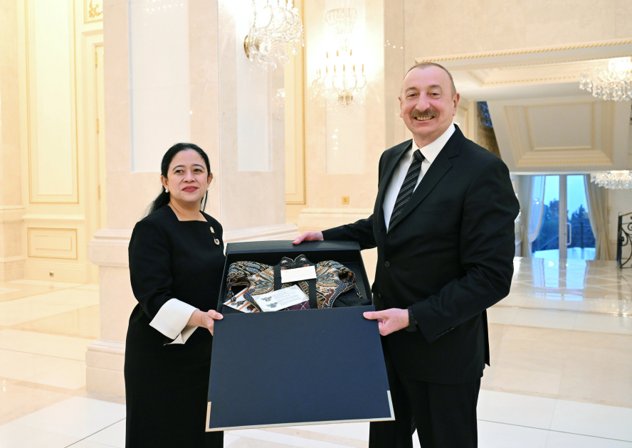 President Ilham Aliyev Meets Indonesian Speaker Puan Maharani to Discuss Bilateral and Parliamentary Cooperation