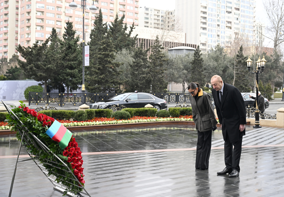 President Ilham Aliyev and First Lady Mehriban Aliyeva Honor Khojaly Genocide Victims 10 President Ilham Aliyev and First Lady Mehriban Aliyeva Honor Khojaly Genocide Victims