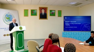 Estonian Ambassador Visits Turkmen Institute of International Relations to Strengthen Bilateral Cooperation 1 Estonian Ambassador Visits Turkmen Institute of International Relations to Strengthen Bilateral Cooperation