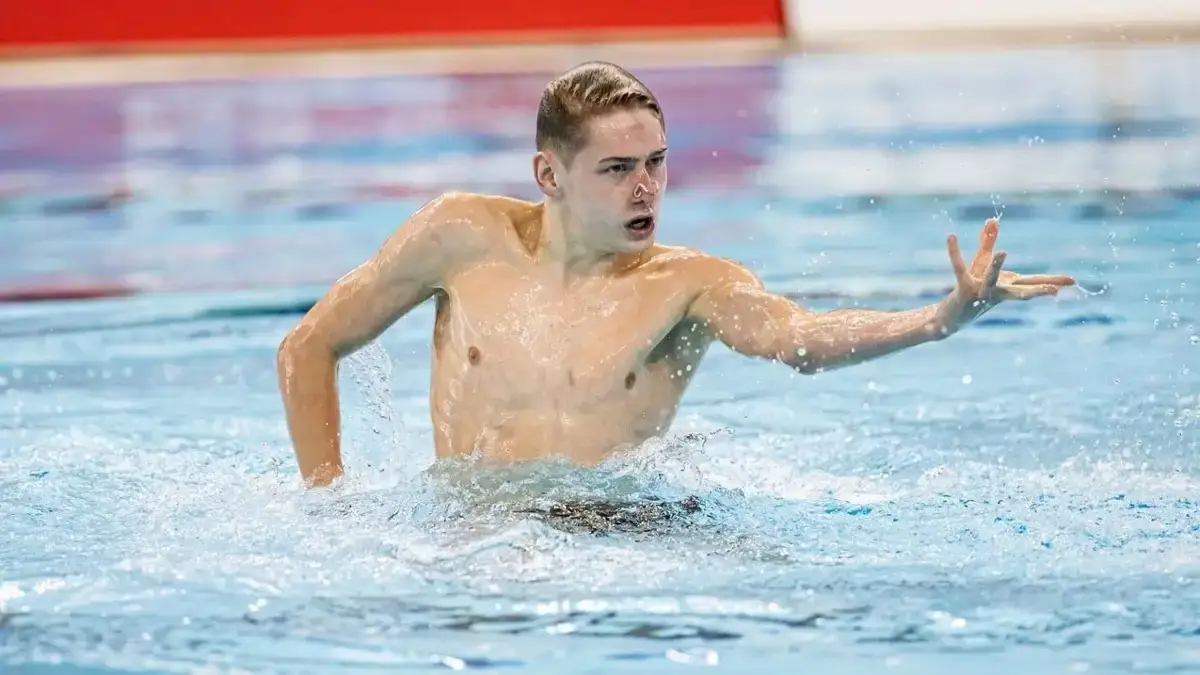 Kazakhstan’s Viktor Druzin Wins Gold at World Aquatics Artistic Swimming World Cup 1 Viktor Druzin