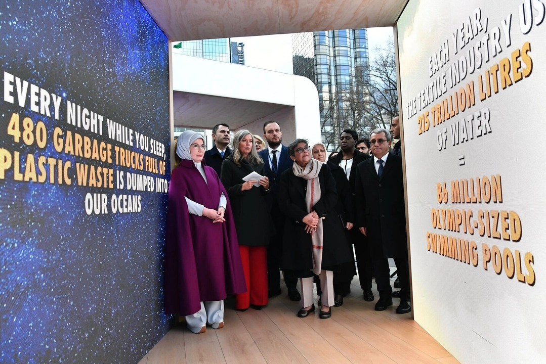 Turkish First Lady Emine Erdogan Visits Zero Waste Exhibition at UN Headquarters 1 Emine Erdogan