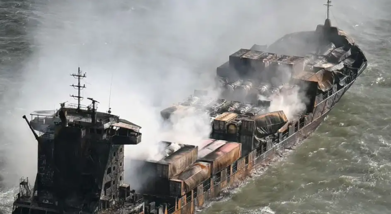 Captain Arrested After Cargo Ship Collides with Tanker in North Sea