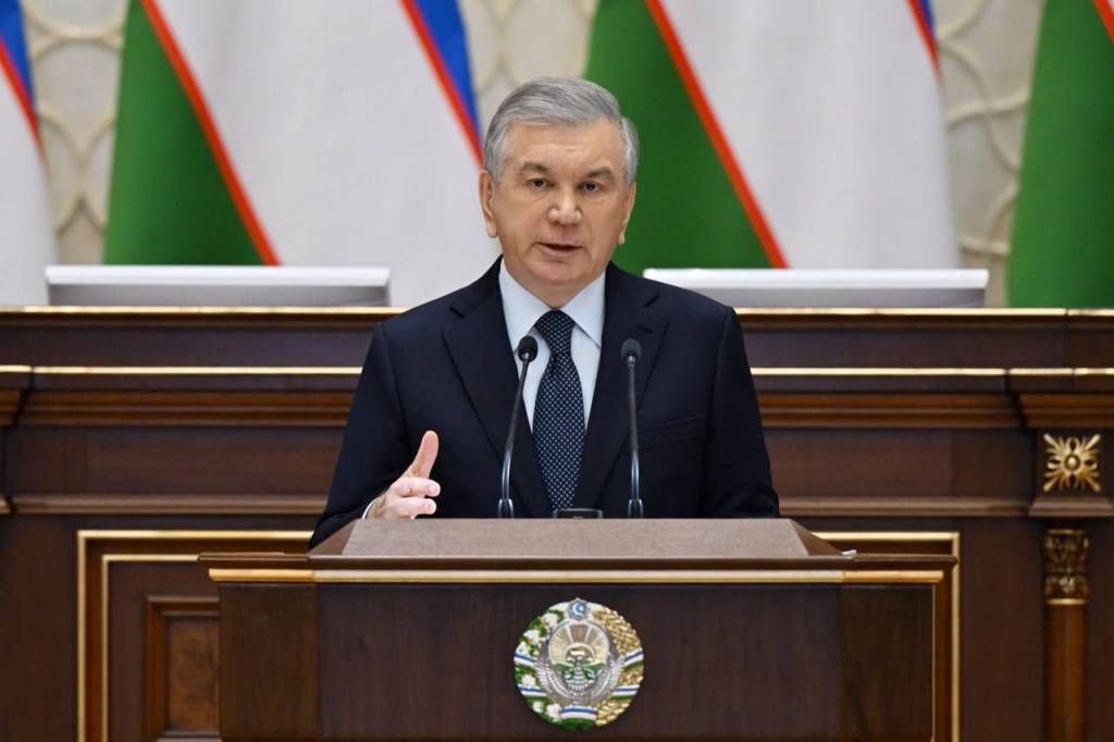 Uzbekistan - A Meeting of the National Council on Combating Corruption Held 2 National Council