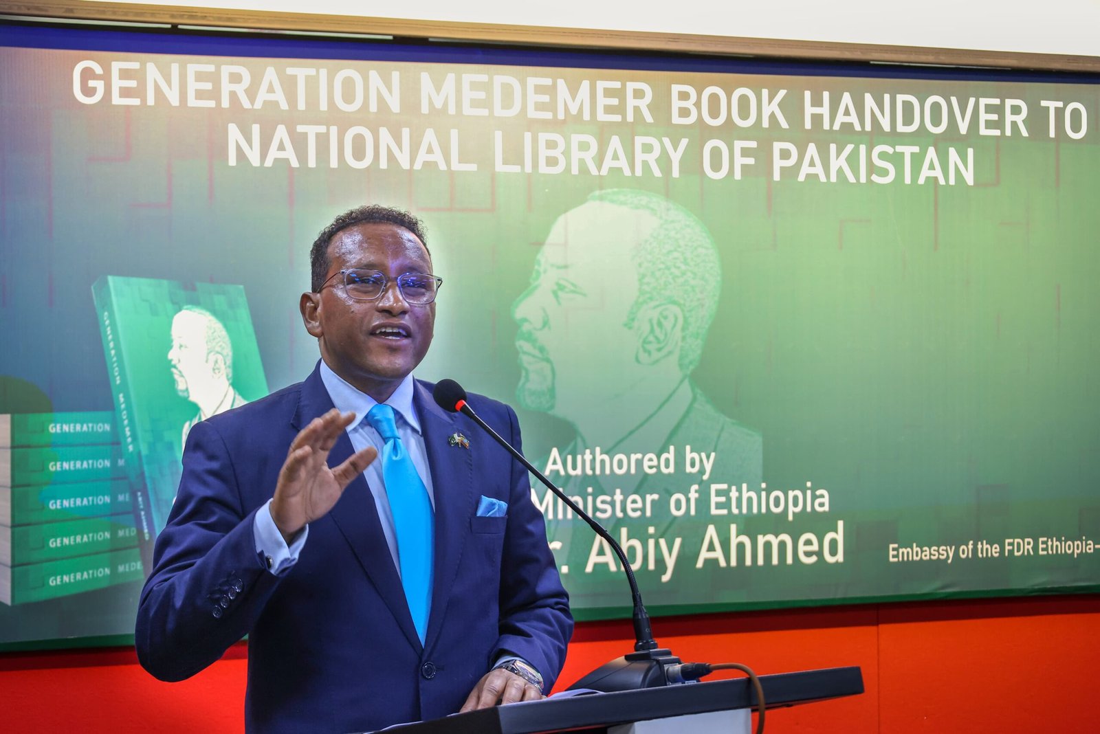 Ethiopian PM’s Book ‘Medemer Generation’ Added to Pakistan National Library’s Collection
