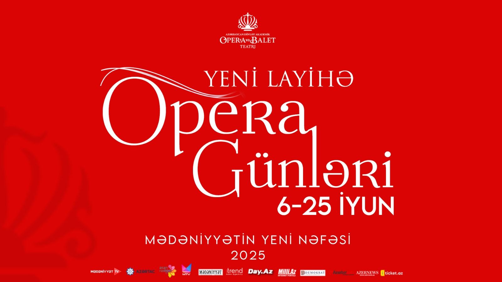 Azerbaijan to Launch Historic "Opera Days" Festival This June 1 Opera Days