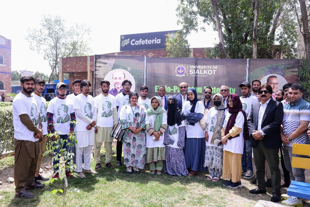 University of Sialkot and Ethiopian Embassy Strengthen Bilateral Ties Through ‘Green Legacy’ Initiative