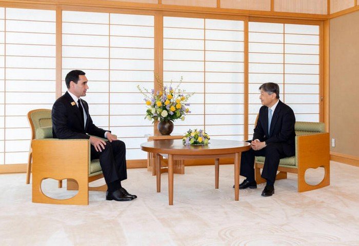 Turkmen President Meets Japanese Emperor to Boost Bilateral Cooperation 1 Turkmen President Meets Japanese Emperor to Boost Bilateral Cooperation