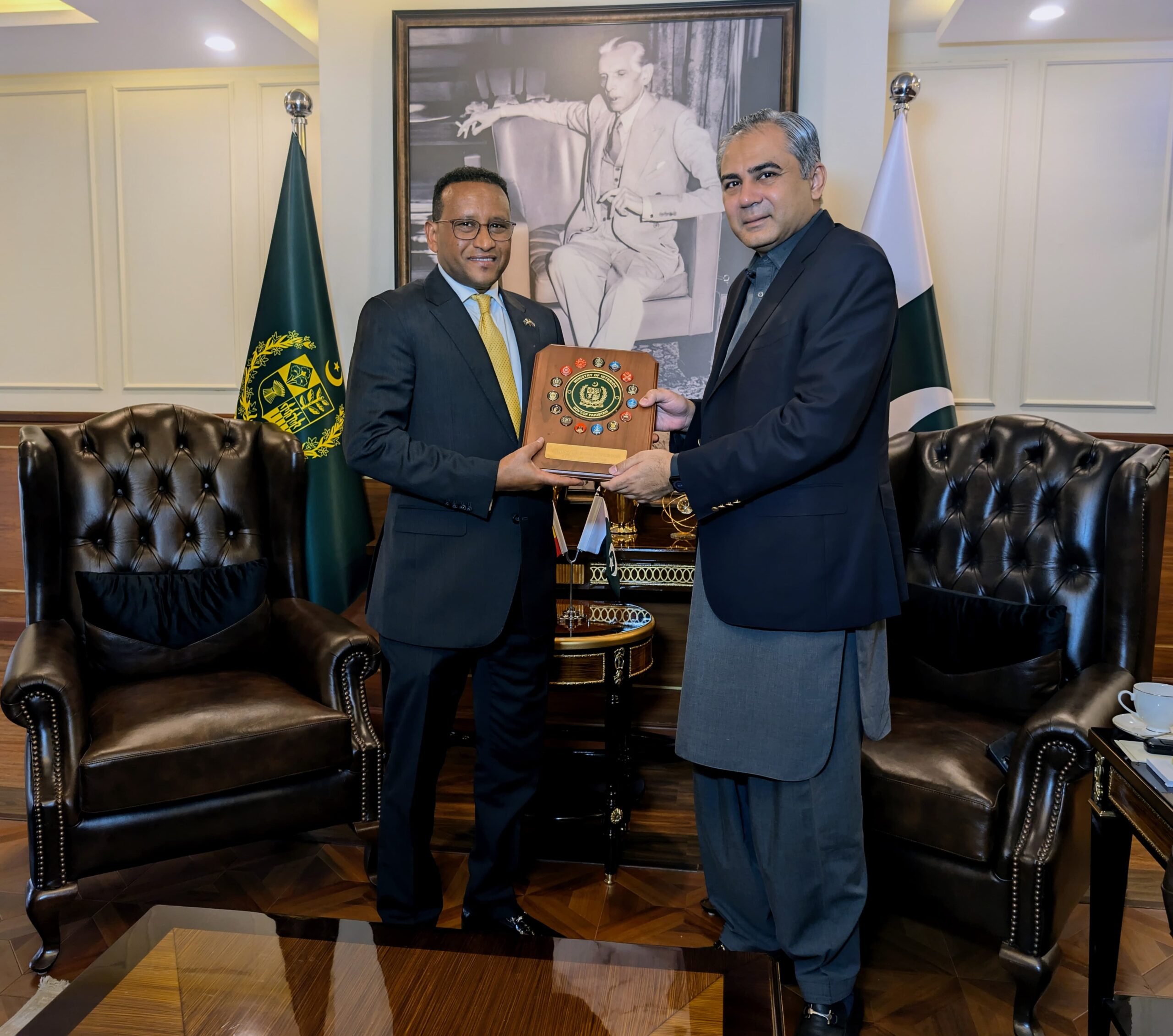 Ambassador Dr. Jemal Calls on Interior Minister
