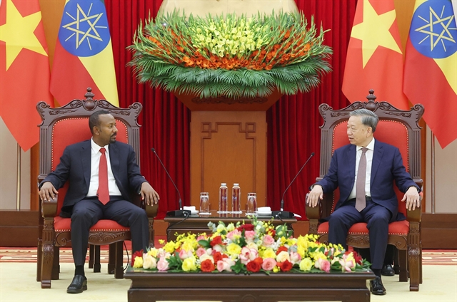 Party Chief Tô Lâm Receives Ethiopian Prime Minister Abiy Ahmed in Hanoi