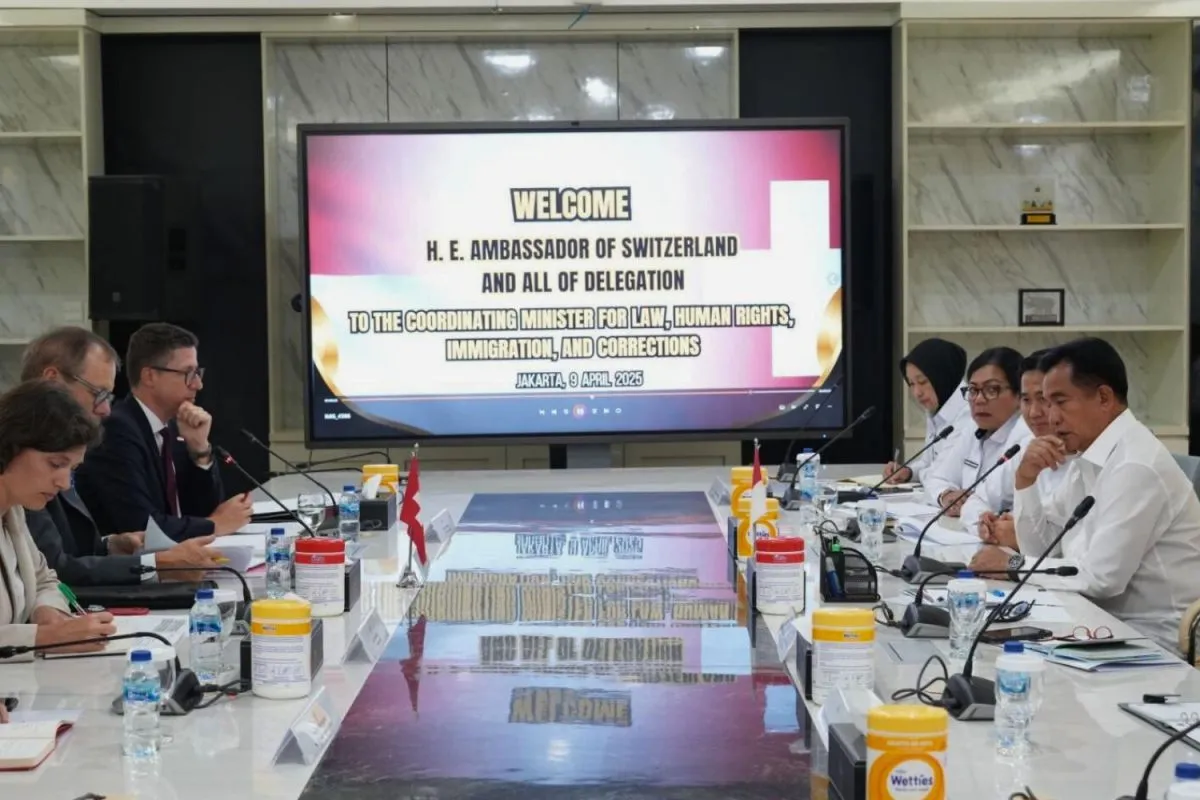 Indonesia, Switzerland Discuss Prospective Prisoner Transfer Pact, Legal Cooperation