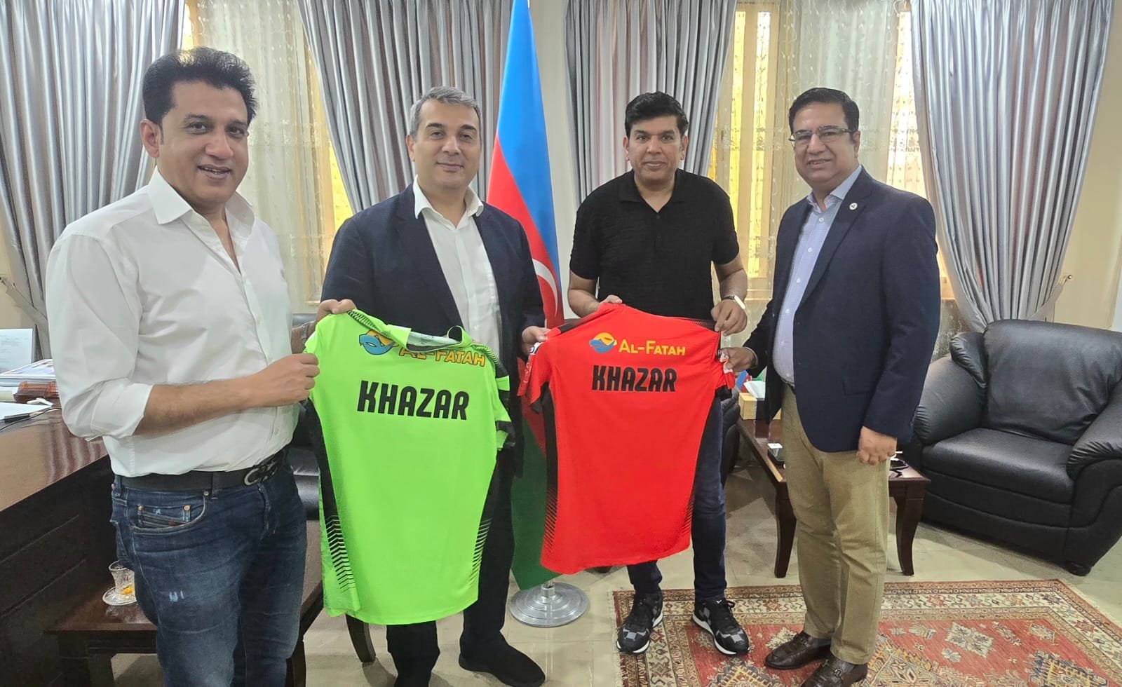 Ambassador of Azerbaijan Welcomes Lahore Qalandars Leadership in Islamabad 2 Qalandars