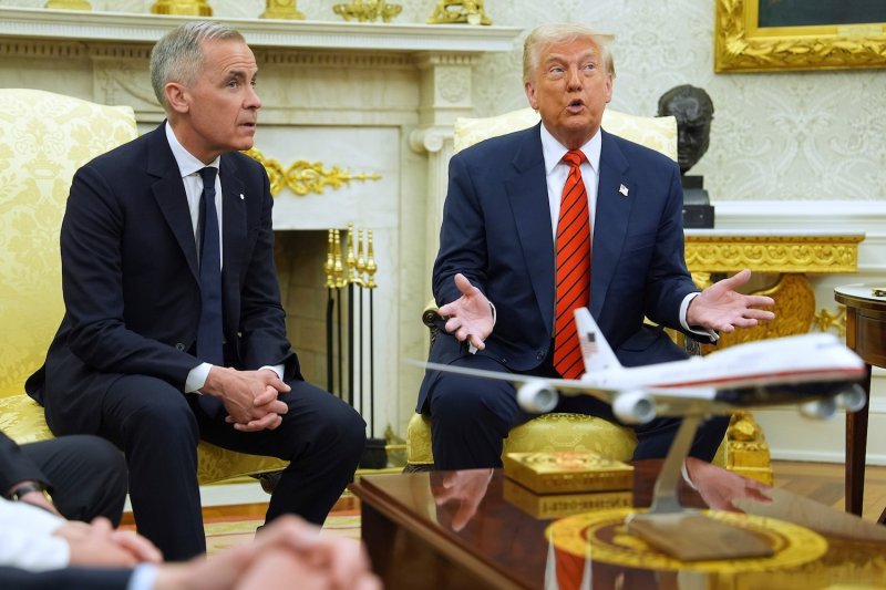 Carney Firmly Rejects Trump’s Suggestion Canada Join U.S. as 51st State During Oval Office Meeting