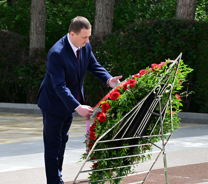 Belarusian Prime Minister Pays Tribute to National Leader Heydar Aliyev in Baku 11 Belarusian Prime Minister Pays Tribute to National Leader Heydar Aliyev in Baku