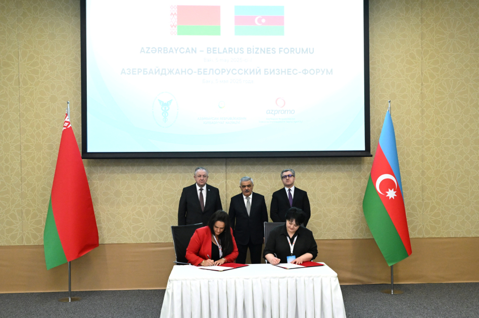 Azerbaijan and Belarus Sign Multiple Cooperation Agreements at Business Forum in Baku 1 Azerbaijan and Belarus Sign Multiple Cooperation Agreements at Business Forum in Baku
