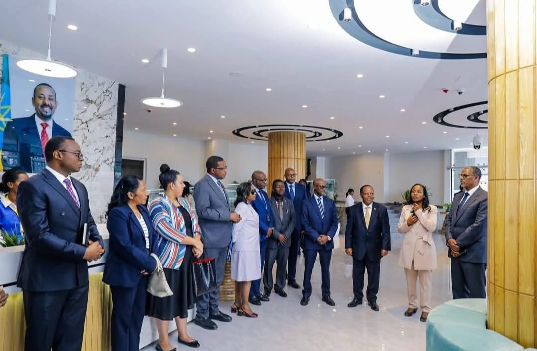Diplomatic Community Tours Newly Inaugurated Mesob One-Stop Service Center in Addis Ababa