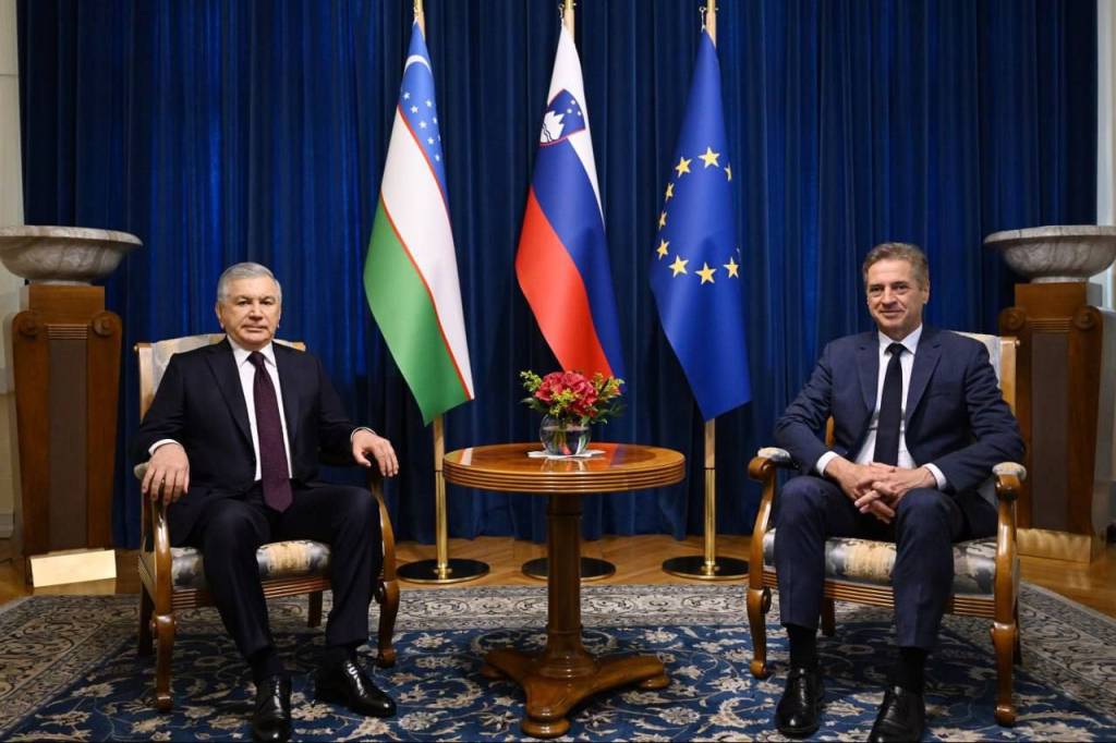 President Mirziyoyev and Slovenian PM Robert Golob Discuss Expanding Bilateral Cooperation