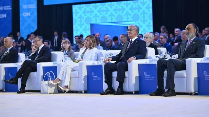 Tokayev and Meloni Attend Special Session of 2025 Astana International Forum 1 Tokayev and Meloni Attend Special Session of 2025 Astana International Forum