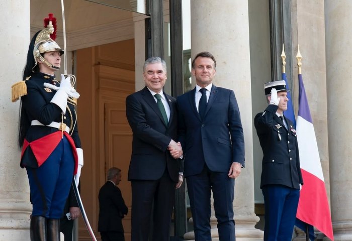National Leader of Turkmenistan Meets French President in Paris 1 National Leader of Turkmenistan Meets French President in Paris