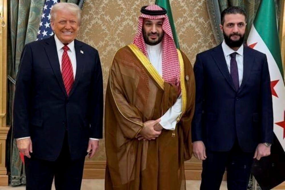 Saudi Crown Prince Hosts Landmark Meeting Between Trump and Syrian President in Riyadh 1 Saudi Crown Prince Hosts Landmark Meeting Between Trump and Syrian President in Riyadh
