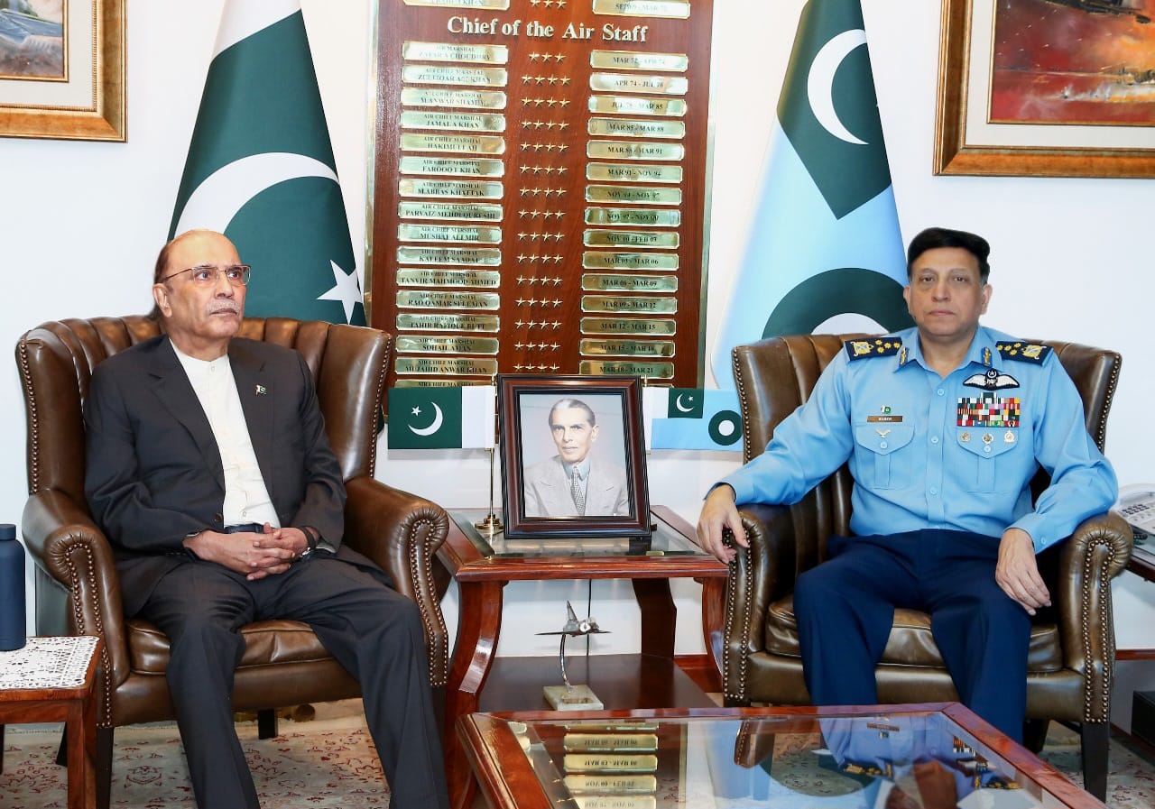 President of Pakistan Visits Air Headquarters 1 Pakistan