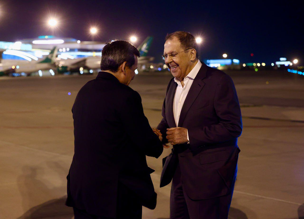 Russian Foreign Minister Sergey Lavrov Arrives in Ashgabat for High-Level Talks