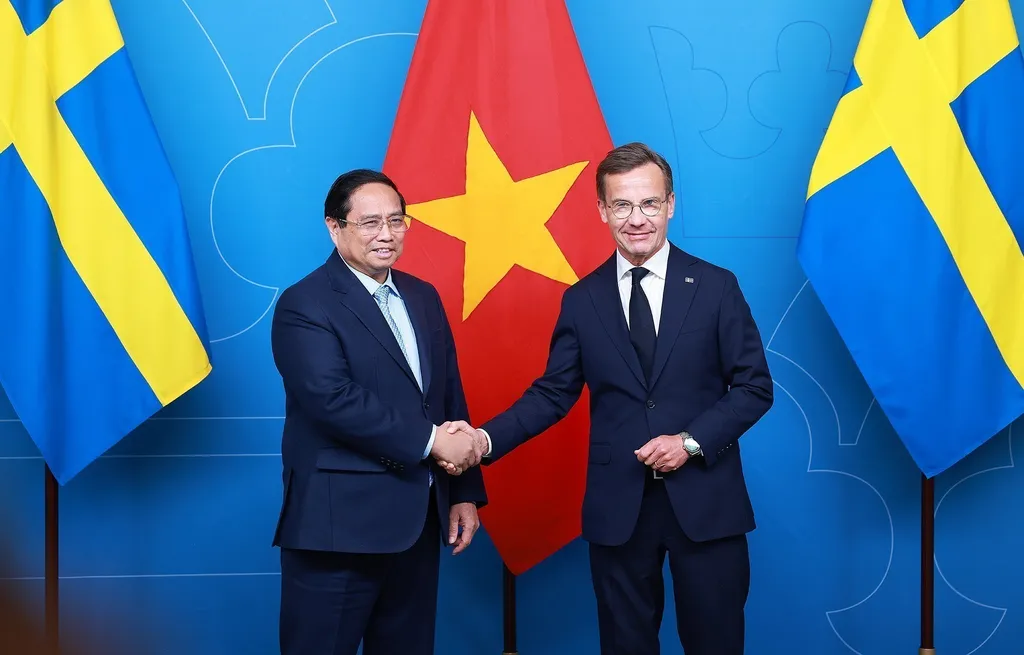 Vietnamese, Swedish Prime Ministers Hold Talks to Deepen Bilateral Ties 1 Vietnamese, Swedish Prime Ministers Hold Talks to Deepen Bilateral Ties