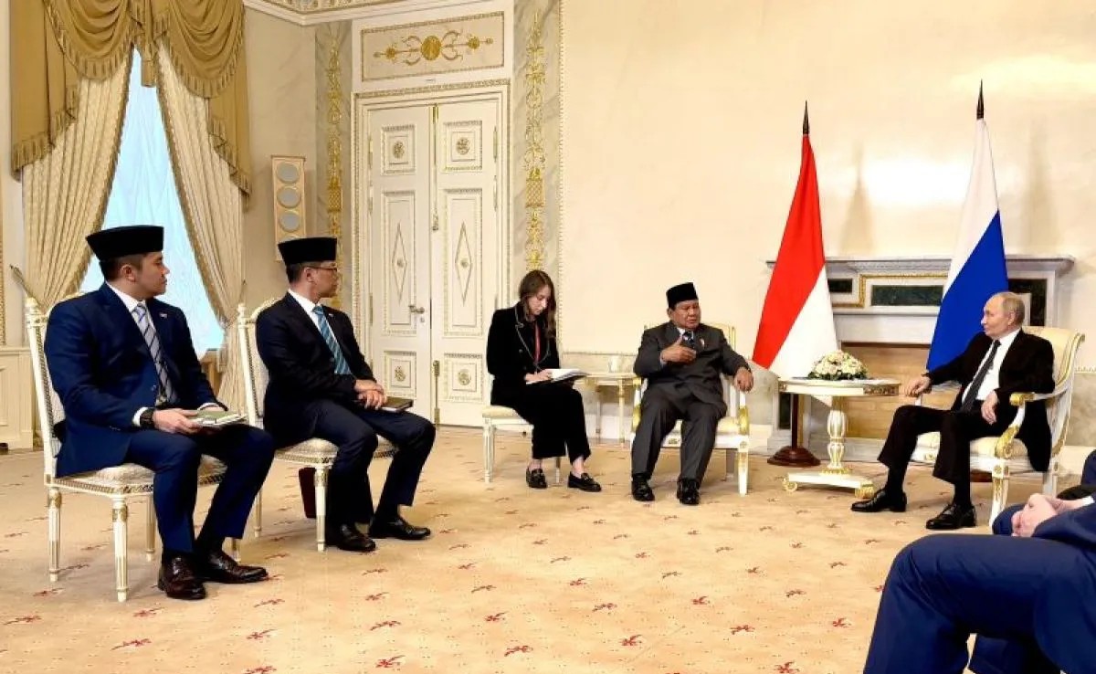 Prabowo and Putin Hail Strengthening Indonesia–Russia Relations
