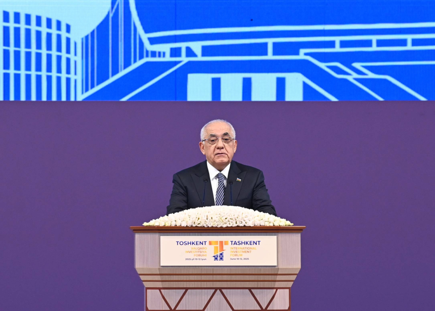 Azerbaijani PM Highlights Investment Opportunities and Green Energy Initiatives at Tashkent International Investment Forum