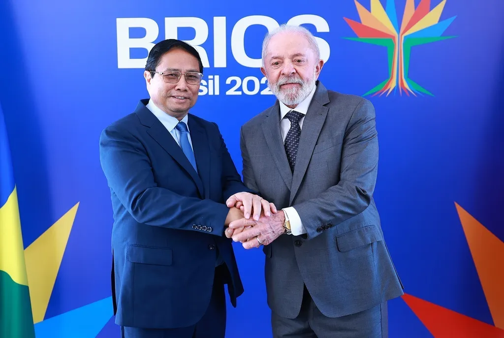 Chính Holds Landmark Talks with Lula on Bilateral and Global Cooperation 1 Lula