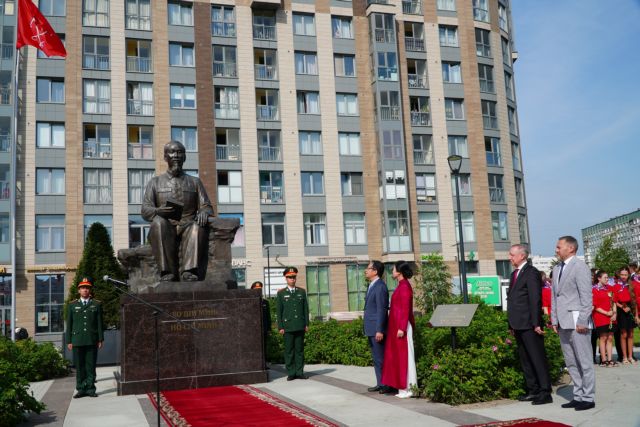 St. Petersburg Inaugurates Hồ Chí Minh Square to Mark 75 Years of Vietnam–Russia Diplomatic Ties 1 Hồ Chí Minh