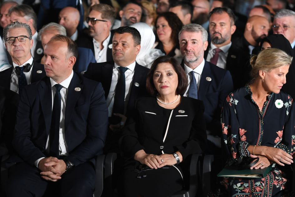 Azerbaijani Speaker Sahiba Gafarova Pays Tribute at Srebrenica Memorial