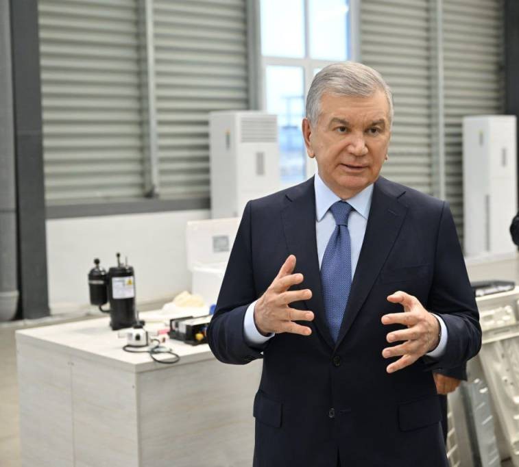 President Mirziyoyev Reviews Progress of Zaamin Technopark Industrial Zone 1 Mirziyoyev