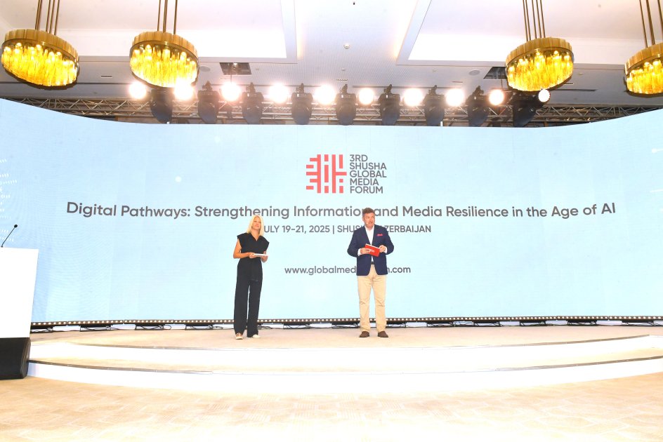 Opening Ceremony of 3rd Shusha Global Media Forum Highlights Media Resilience in the AI Era 2 Shusha