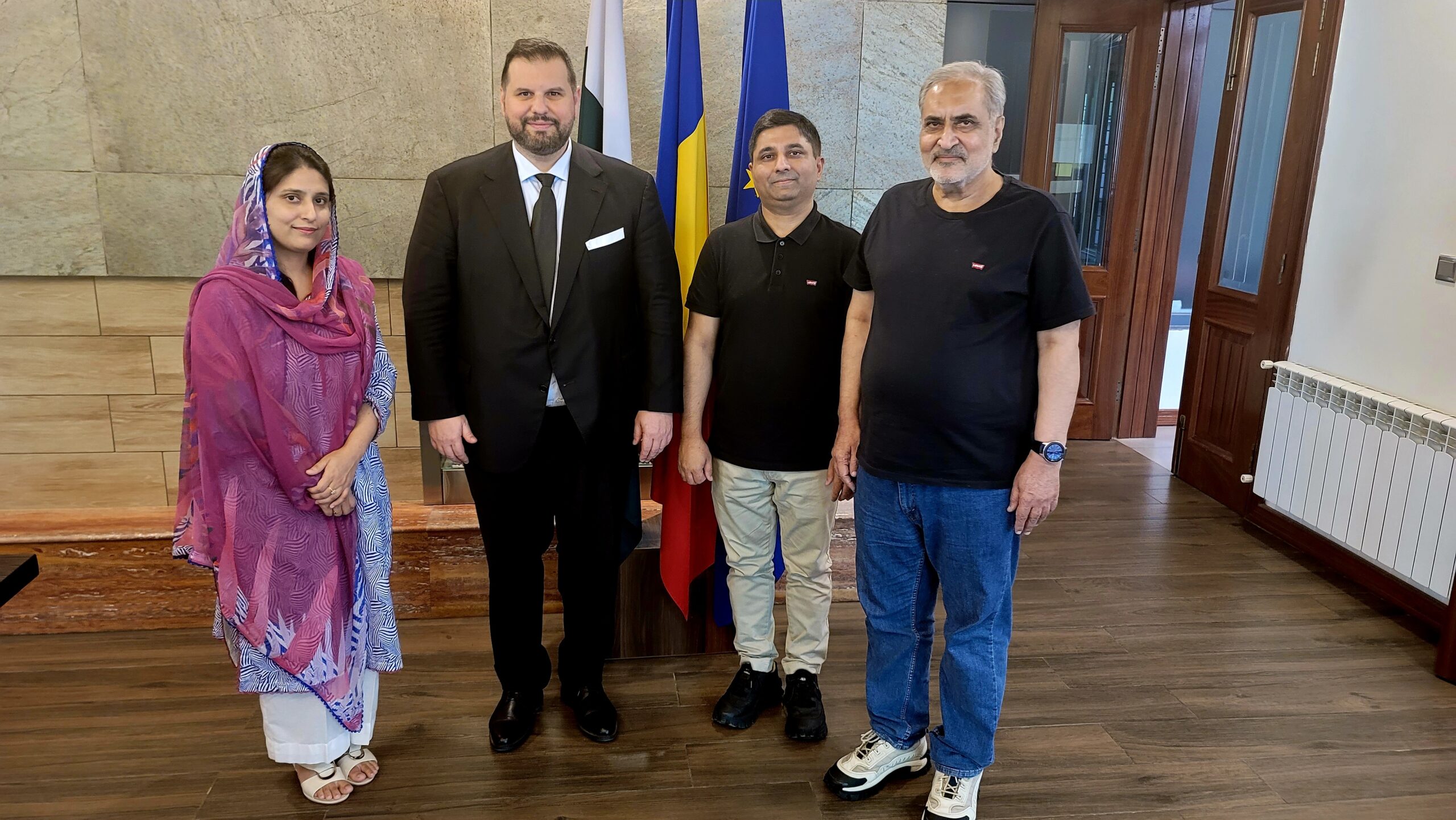 Foreign Affairs Expert Muhammad Ali Pasha Meets His Excellency Dan Stoenescu Romanian Ambassador to Discuss Bilateral Collaborations 1 Muhammad Ali Pasha