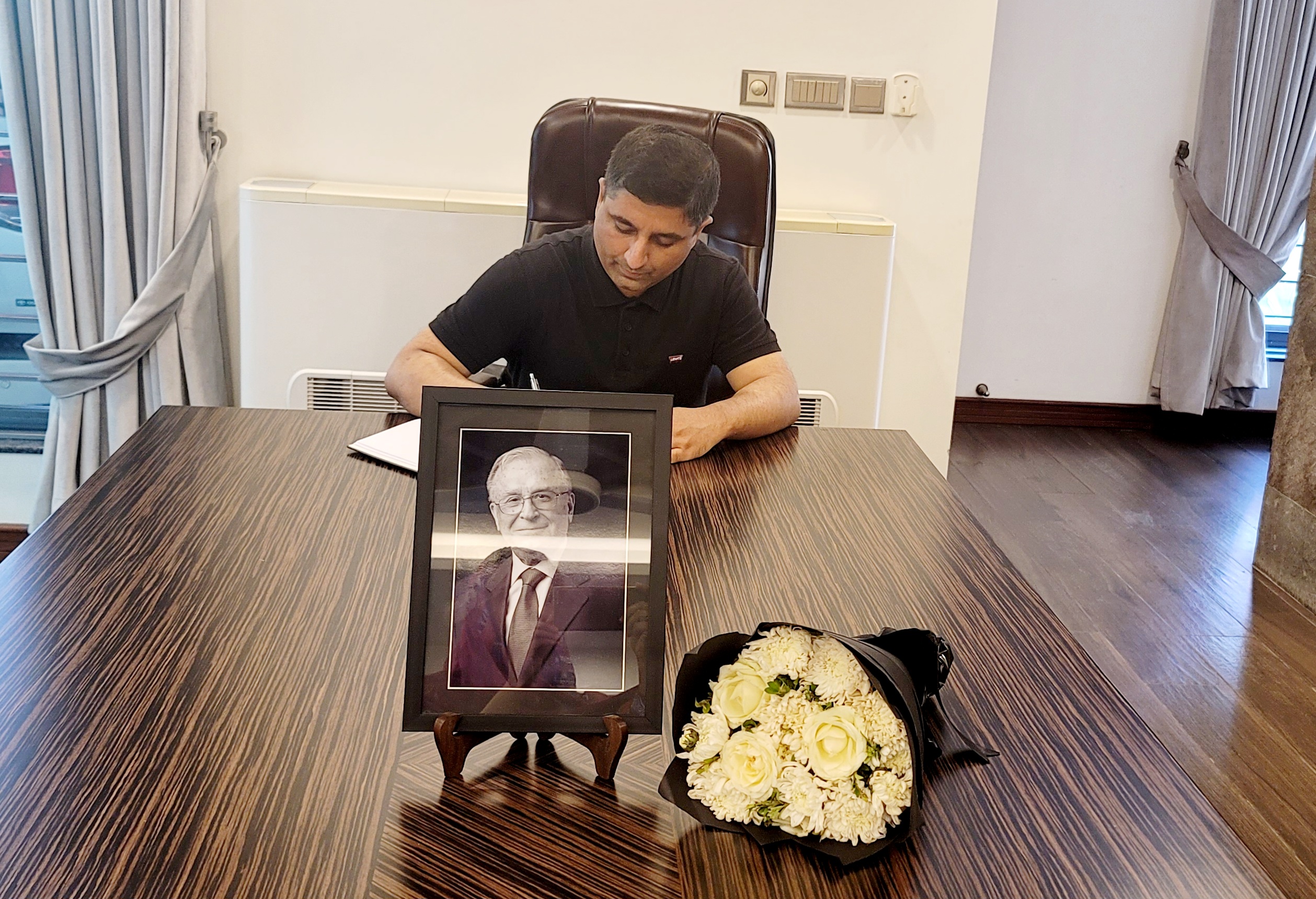 Mr. Muhammad Ali Pasha Offers Condolences at Romanian Embassy on the Passing of Former President Ion Iliescu 9 Ion Iliescu