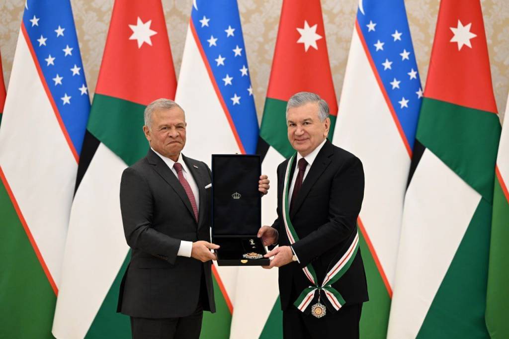 President of Uzbekistan Awarded the Highest Honor of Jordan “Al Nahda” 1 Uzbekistan