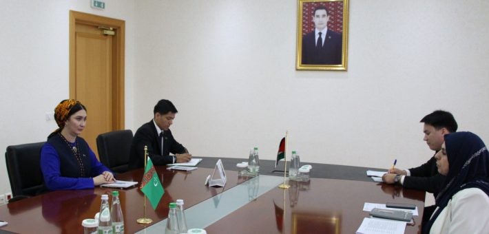 Turkmen Deputy Foreign Minister Meets Palestinian Ambassador to Discuss Bilateral Cooperation 1 Ambassador