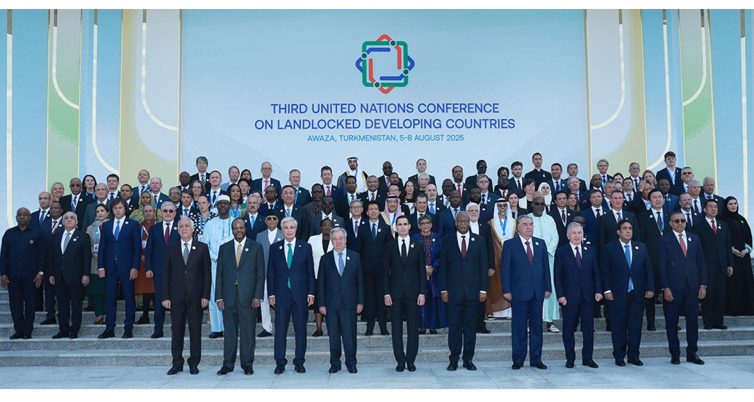 President of Turkmenistan Serdar Berdimuhamedov took part in the Third UN Conference on Landlocked Developing Countries 1 Turkmenistan