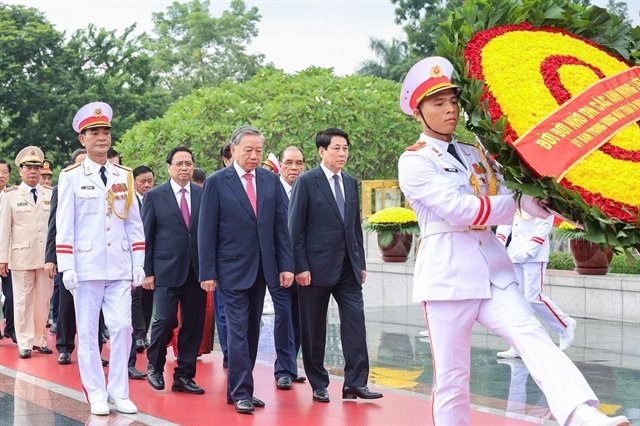 Top Leaders Pay Tribute to Hồ Chí Minh on Public Security Forces’ 80th Anniversary 1 Leaders