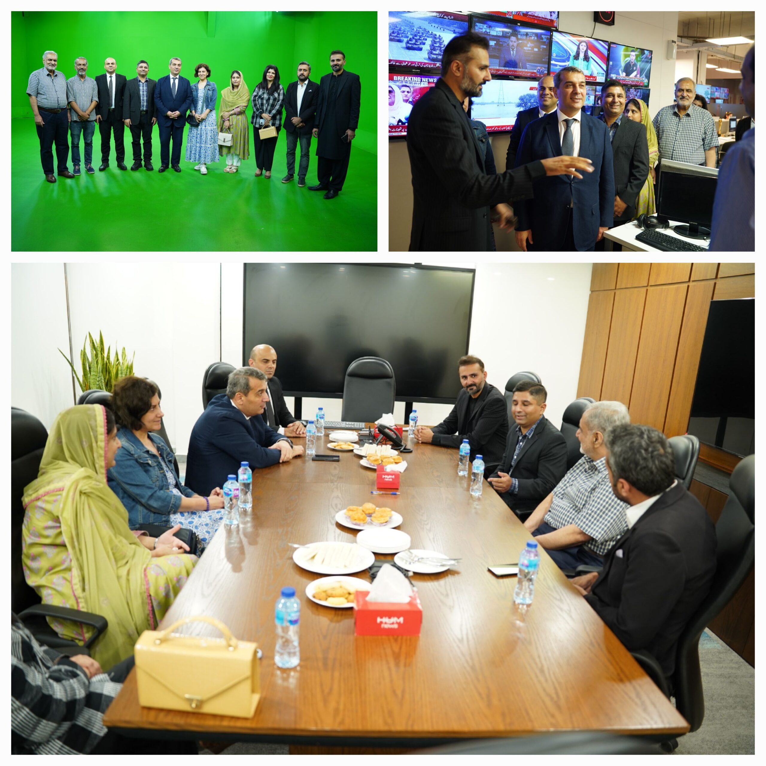 His Excellency Mr. Khazar Farhadov, Ambassador of the Republic of Azerbaijan to the Islamic Republic of Pakistan visits HUM Network Islamabad 6 20250903 231023 scaled