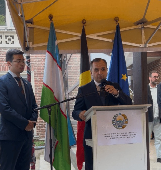 Uzbekistan Embassy in Brussels Celebrates 34th Independence Anniversary with Distinguished Reception