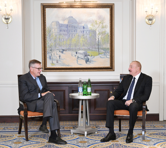 President Ilham Aliyev Meets Neuberger Berman CEO in New York 1 President Ilham Aliyev Meets Neuberger Berman CEO in New York