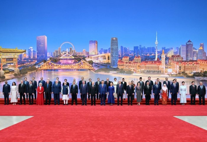 President Berdimuhamedov Attends Informal Events of SCO Summit in Tianjin 6 Berdimuhamedov